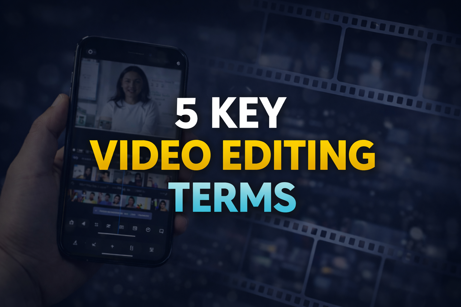 5 Key Video Editing Terms Every Beginner Should Know